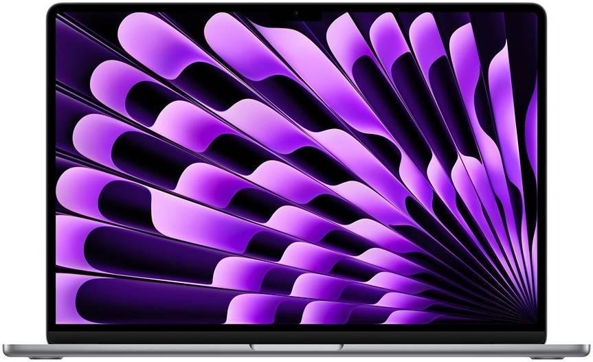 Apple MacBook Air 15-inch (2023) Notebook, Liquid Retina Display, Apple M2 Chip, 8GB RAM, 512GB SSD, 8-core CPU, 10-core GPU, 16-core Neural Engine, MacOS Ventura, English Keyboard, Space Grey | MQKQ3