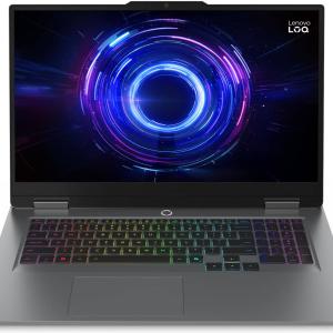 Lenovo LOQ 17IRX10 Gaming Laptop, 17.3" FHD IPS 165Hz Display, Intel Core i7-14700HX, 16GB RAM, 512GB SSD, GeForce RTX 5060 8GB GPU, English-Arabic K/B, No OS, Luna Grey | 83JH00BTAX