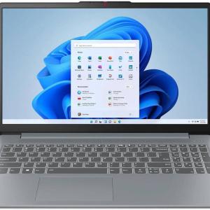 Lenovo IdeaPad Slim 3 15IAN8 Laptop, 15.6" FHD TN Anti-glare Display, Intel Core N100 Processor, 4GB RAM, 128GB SSD, Integrated Intel UHD Graphics, English KB, Windows 11, Arctic Grey | 82XB00HVUS