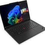 Lenovo ThinkPad T14 Gen 6 Laptop, 14" WUXGA IPS 60Hz Display, Intel Core Ultra 7 258V, 32GB RAM, 512GB SSD, Intel Arc Graphics 140V GPU, English-Arabic K/B, No OS, Black | 21QG0055GR