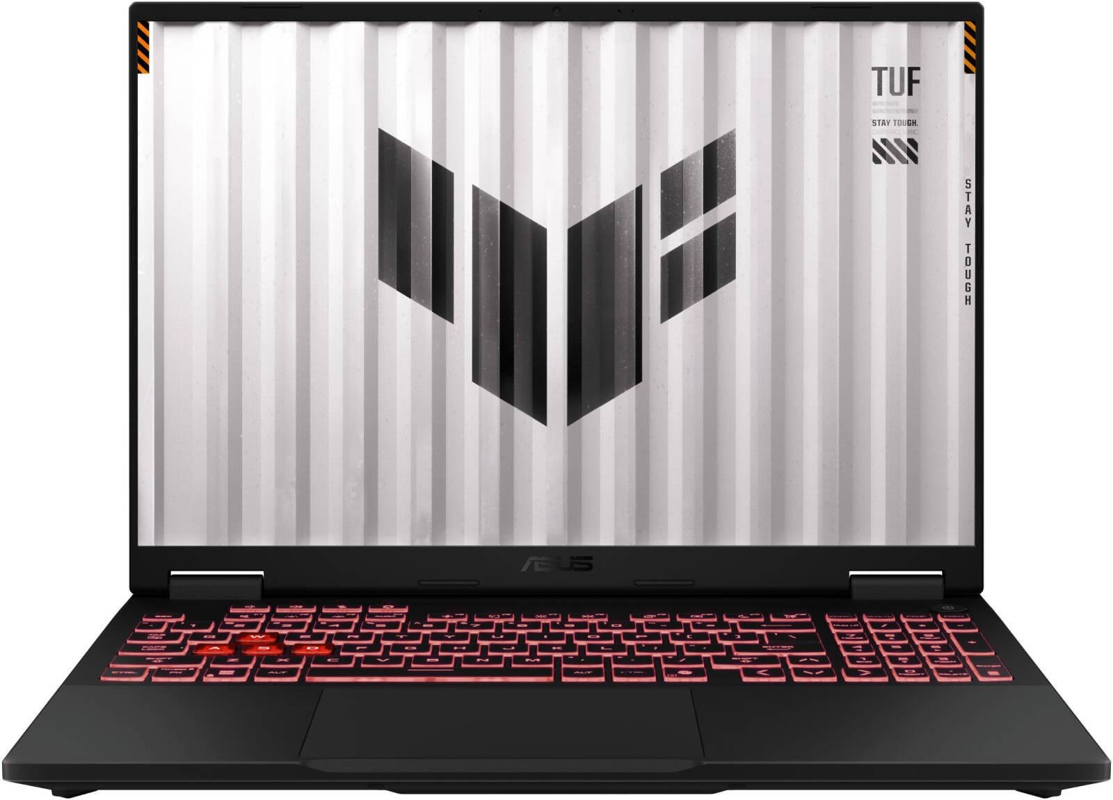 ASUS TUF Gaming A16 FA608UH Laptop, 16" WUXGA IPS 165Hz Display, AMD Ryzen 7 260, 16GB RAM, 512B SSD, GeForce RTX 5050 8GB GPU, English-Arabic K/B, No OS, Jaeger Gray | 90NR0KS1-M00420
