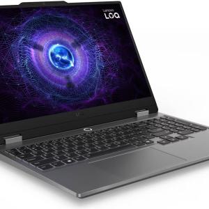 Lenovo LOQ 15IRX9 Gaming Laptop, 15.6" FHD IPS 144Hz Display, Intel Core i7-13645HX, 16GB RAM, 512GB SSD, GeForce RTX 4050 6GB GPU, ENG Keyboard, NO OS, Luna Grey | 83DV01HHUE