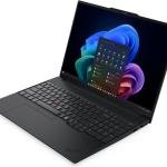 Lenovo ThinkPad E16 Gen 4 Laptop, 16" WUXGA IPS 60Hz Display, Intel Core Ultra 7 355, 16GB RAM, 512GB SSD, Intel Graphics, English-Arabic Keyboard, No OS, Black | 21YC0030GR