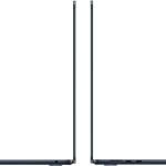 Apple MacBook Air Laptop, 15" Liquid Retina Display, M4 Chip, 10-Core CPU, 10-Core GPU, 16-Core Neural Engine, 24GB RAM, 1TB SSD, English Keyboard, MacOS, Midnight | Z1H2000NQ / Z1DH0010K / Z1H2000RL