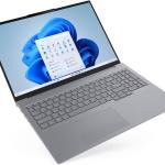 Lenovo ThinkBook 16 G8 IAL Laptop, 16" WUXGA IPS Display, Intel Core Ultra 7 255H Processor, 32GB RAM, 1TB SSD, Intel Graphics, English-Arabic Keyboard, No OS, Arctic Grey | 21SK0030GR-UPGRADED