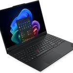 Lenovo ThinkPad E16 Gen 3 Laptop, 16" WUXGA IPS 60Hz Display, Intel Core Ultra 5 228V, 32GB RAM, 512GB SSD, Intel Arc Graphics 130V, English-Arabic Keyboard, NO OS, Black | 22AY000MGR