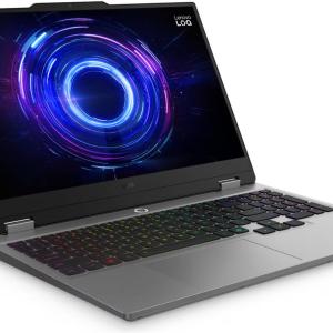 Lenovo LOQ 15IRX10 Gaming Laptop, 15.6" FHD IPS 144Hz Display, Intel Core i7-13650HX, 16GB RAM, 512GB SSD, GeForce RTX 5060 8GB GPU, White English K/B, Win11, Luna Grey | 83JE002LUS
