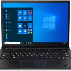 Lenovo ThinkPad X1 Carbon Gen 9 Laptop, 14" WUXGA IPS Display, Intel Core i7-1165G7, 8GB DDR4 RAM, 256GB SSD, Intel Iris Xe Graphics, Backlit ENG K/B, Windows 10 Pro, Black | 20XW004EUS