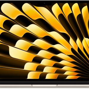 Apple MacBook Air Laptop, 13.6" Liquid Retina Display, M4 Chip with 10-Core CPU, 10-Core GPU, 16-Core Neural Engine, 24GB RAM, 1TB SSD, English Backlit Magic Keyboard, MacOS, Starlight | Z1CW000R0
