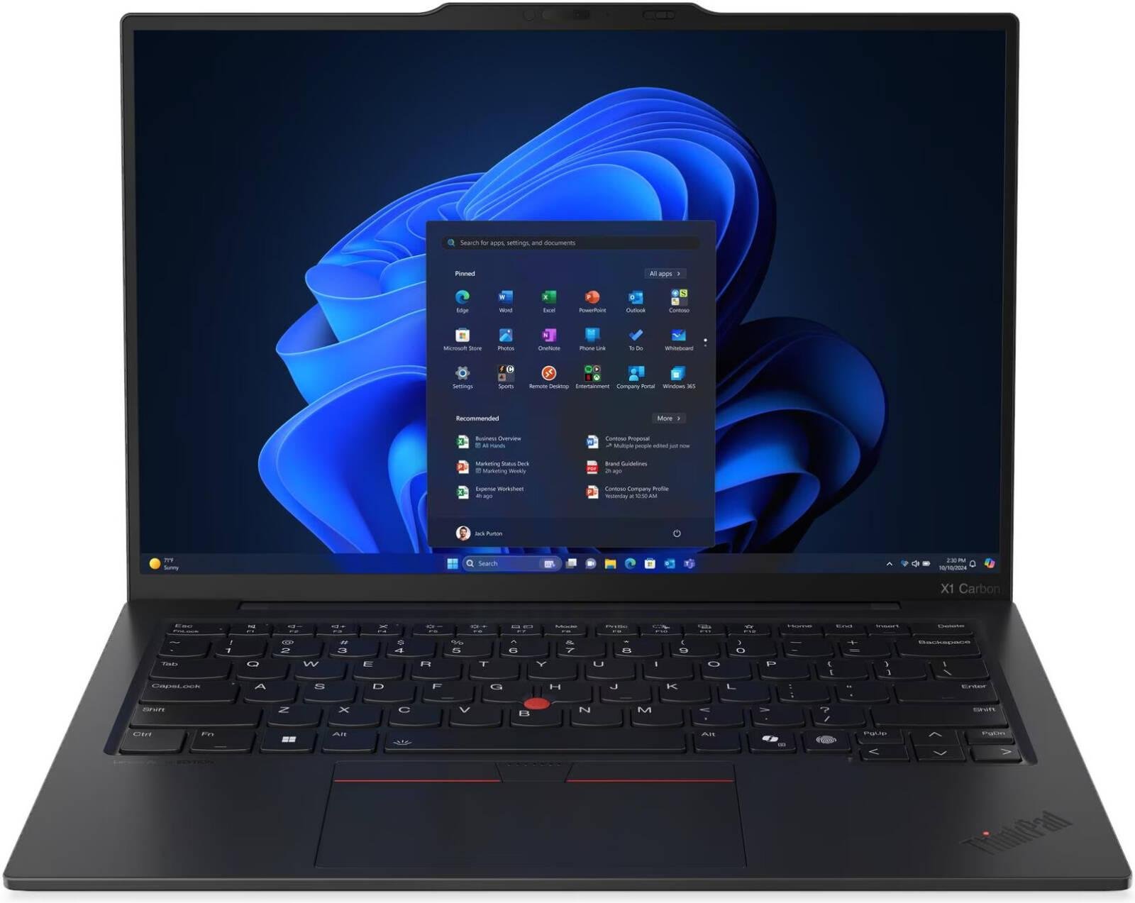 Lenovo ThinkPad X1 Carbon Gen 13 Aura Edition, 14" WUXGA IPS Touch Display, Intel Core Ultra 7 258V, 32GB RAM, 1TB SSD, Intel Arc Graphics 140V, English-Arabic K/B, Windows 11 Pro, Black | 21NS013EGR