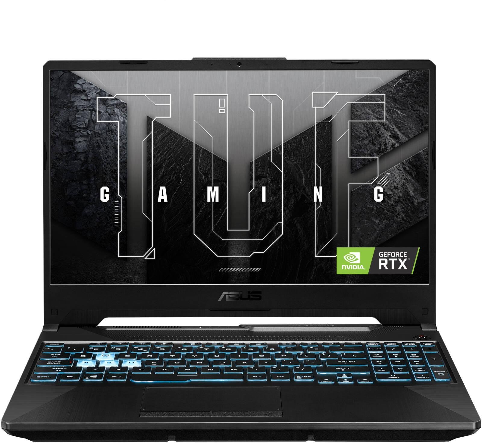 ASUS TUF Gaming A15 FA506NF Gaming Laptop, 15.6" FHD 144 Hz Display, AMD Ryzen 5 7535HS CPU, 8GB RAM, 512GB SSD, NVIDIA GeForce RTX 2050 4GB, Backlit ENG-ARB K/B, Win11 Home, Gray | 90NR0JE7-M00450