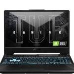 ASUS TUF Gaming A15 FA506NF Gaming Laptop, 15.6" FHD 144 Hz Display, AMD Ryzen 5 7535HS CPU, 8GB RAM, 512GB SSD, NVIDIA GeForce RTX 2050 4GB, Backlit ENG-ARB K/B, Win11 Home, Gray | 90NR0JE7-M00450