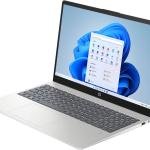 HP 15-fd0131wm Laptop, 15.6" FHD Anti-Glare Display, Intel Core i3-N305, 8GB RAM, 256GB SSD, Intel UHD Graphics, English Backlit Keyboard, Windows 11 Home, Natural Silver | 9C9A2UA#ABA