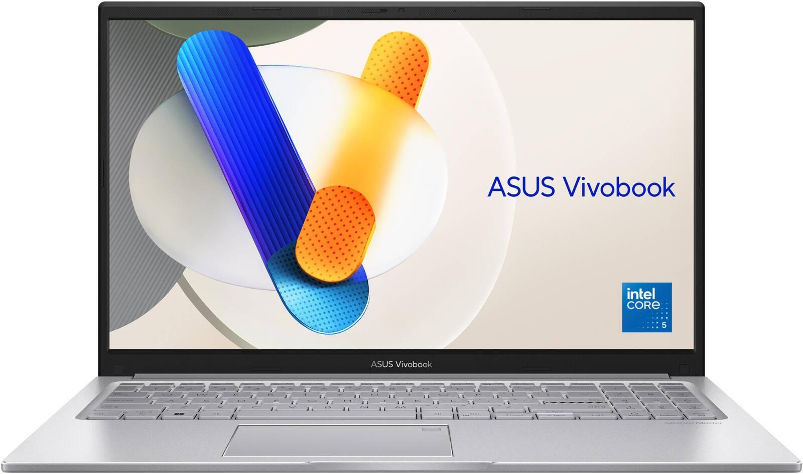 ASUS Vivobook 15 X1504VA-BQ3988 Laptop, 15.6" FHD Display, Intel Core 7 150U Processor, 8GB RAM, 512GB SSD, Intel Graphics, English Keyboard, NO OS, Silver | 90NB13Y2-M01KH0
