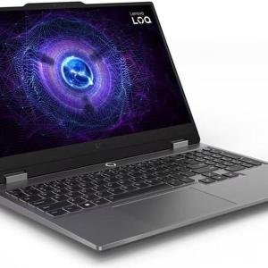 Lenovo LOQ 15IRX9 Gaming Laptop, 15.6" FHD sRGB, 144Hz IPS Display, Intel Core i7-13650HX, 16GB RAM, 512GB SSD, NVIDIA GeForce RTX 3050 6GB GDDR6, Backlit ENG-ARB K/B, No OS, Luna Grey | 83DV000EAX