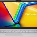 Asus VivoBook Go 15 E1504GA Laptop, 15.6" FHD LED 60Hz Display, Intel Core i3-N305, 8GB RAM, 256GB SSD, Intel UHD Graphics, English K/B, Win11, Cool Silver | 90NB0ZT1-M02580 / 90NB0ZT1-M01390