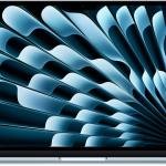 Apple MacBook Air Laptop, 13.6" Liquid Retina Display, M4 Chip with 10-Core CPU, 10-Core GPU, 16-Core Neural Engine, 24GB RAM, 2TB SSD, English K/B, MacOS, Sky Blue | Z1H80015K