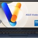 ASUS Vivobook 14 X1404VA Laptop, 14" FHD IPS 60Hz Display, Intel Core 5 120U, 16GB RAM, 512GB SSD, Intel Graphics, English-Arabic Keyboard, Windows 11 Home, Quiet Blue | 90NB13U1-M00AS0