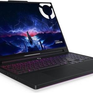 Lenovo Legion Pro 7 16IAX10H Gaming Laptop, 16" WQXGA OLED 240Hz Display, Intel Core Ultra 9 275HX, 32GB RAM, 2TB SSD, GeForce RTX 5080 16GB GPU, English (UK) K/B, No OS, Eclipse Black | 83F500JLPS