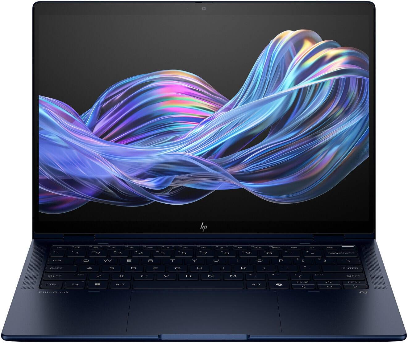 HP EliteBook X Flip G1i 14 Next Gen AI Laptop, 14" 2.5K IPS Touch Display, Intel Core Ultra 7 258V, 32GB RAM, 512GB SSD, Intel Arc Graphics, English-Arabic K/B, Win11Pro, Atmospheric Blue | BA0C8ET
