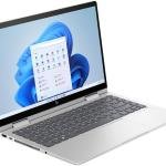 HP Envy X360 14-ES0013DX 2 in 1 Laptop, 14'' FHD IPS Touch Display, Intel Core i5-1335U CPU, 8GB DDR4 RAM, 512GB SDD Storage, Intel Iris Xe Graphics, Windows 11, English KB, Silver | 7H9Y4UA#ABA