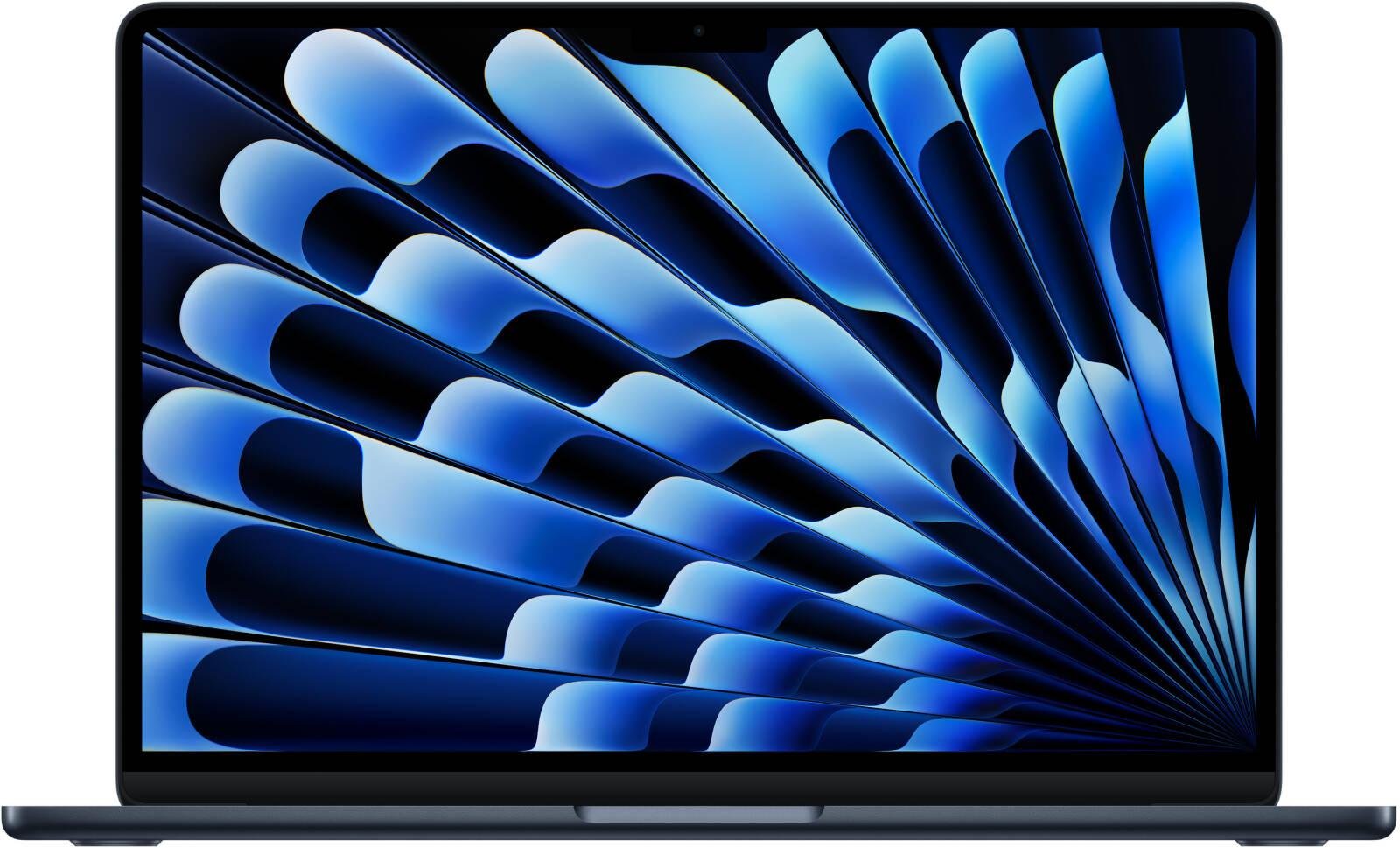 Apple MacBook Air Laptop, 13.6" Liquid Retina Display, M4 Chip with 10-Core CPU, 10-Core GPU, 16-Core Neural Engine, 24GB RAM, 512GB SSD, English Backlit Magic Keyboard, MacOS, Midnight | MC6C4 ZE/A