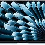 Apple MacBook Air Laptop, 15.3" Liquid Retina Display, M5 Chip, 10-Core CPU, 10-Core GPU, 16 Core Neural Engine, 24GB RAM, 1TB SSD, MacOS, English Keyboard, Sky Blue | MDVU4