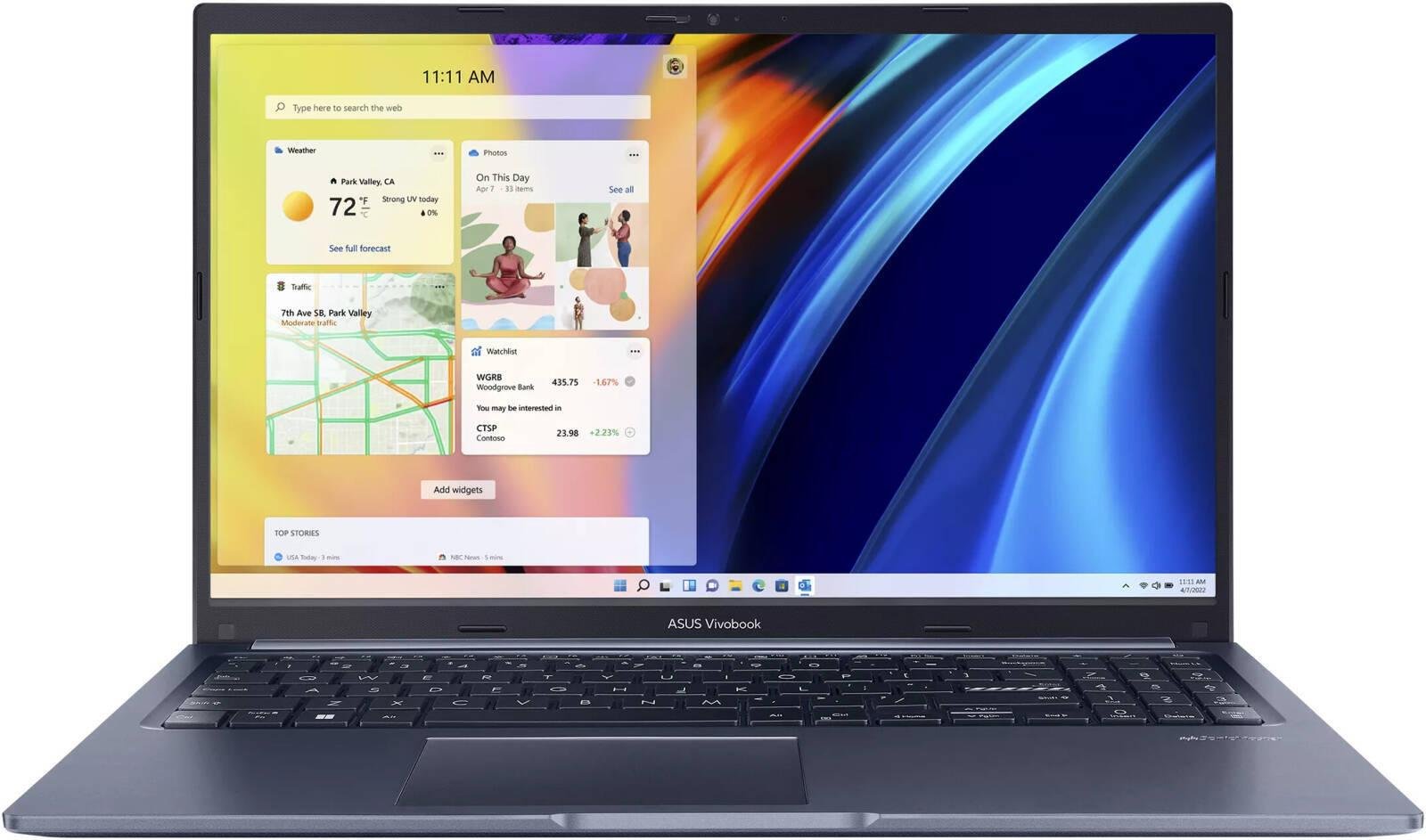 ASUS Vivobook 15 M1502NAQ Laptop, 15.6" FHD IPS 60Hz Display, AMD Ryzen 5 150, 16GB RAM, 512GB SSD, AMD Radeon Graphics, English-Arabic K/B, Win11, Quiet Blue | 90NB1841-M00CJ0