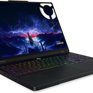 Lenovo Legion Pro 5 16IAX10 Gaming Laptop, 16" WQXGA OLED 165Hz Display, Intel Core Ultra 7 255HX, 32GB RAM, 1TB SSD, GeForce RTX 5070 8GB GPU, English-Arabic K/B, No OS, Eclipse Black | 83F30082AX