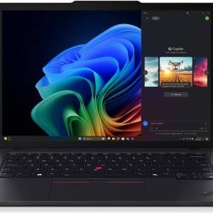 Lenovo ThinkPad T14 Gen 6 Laptop, 14" WUXGA Touch Display, Intel Core Ultra 7-255U Processor, 16GB RAM, 512GB SSD, Intel Graphics, English Keyboard, No OS, Black | 21QDS6DX00