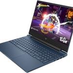 HP 15-fb3024ne Victus Gaming Laptop, 15.6" FHD IPS 144Hz Display, AMD Ryzen 7 7445H, 16GB RAM, 512GB SSD, GeForce RTX 3050 6GB GPU, English Keyboard, No OS, Blue | D13QTEA#ABV