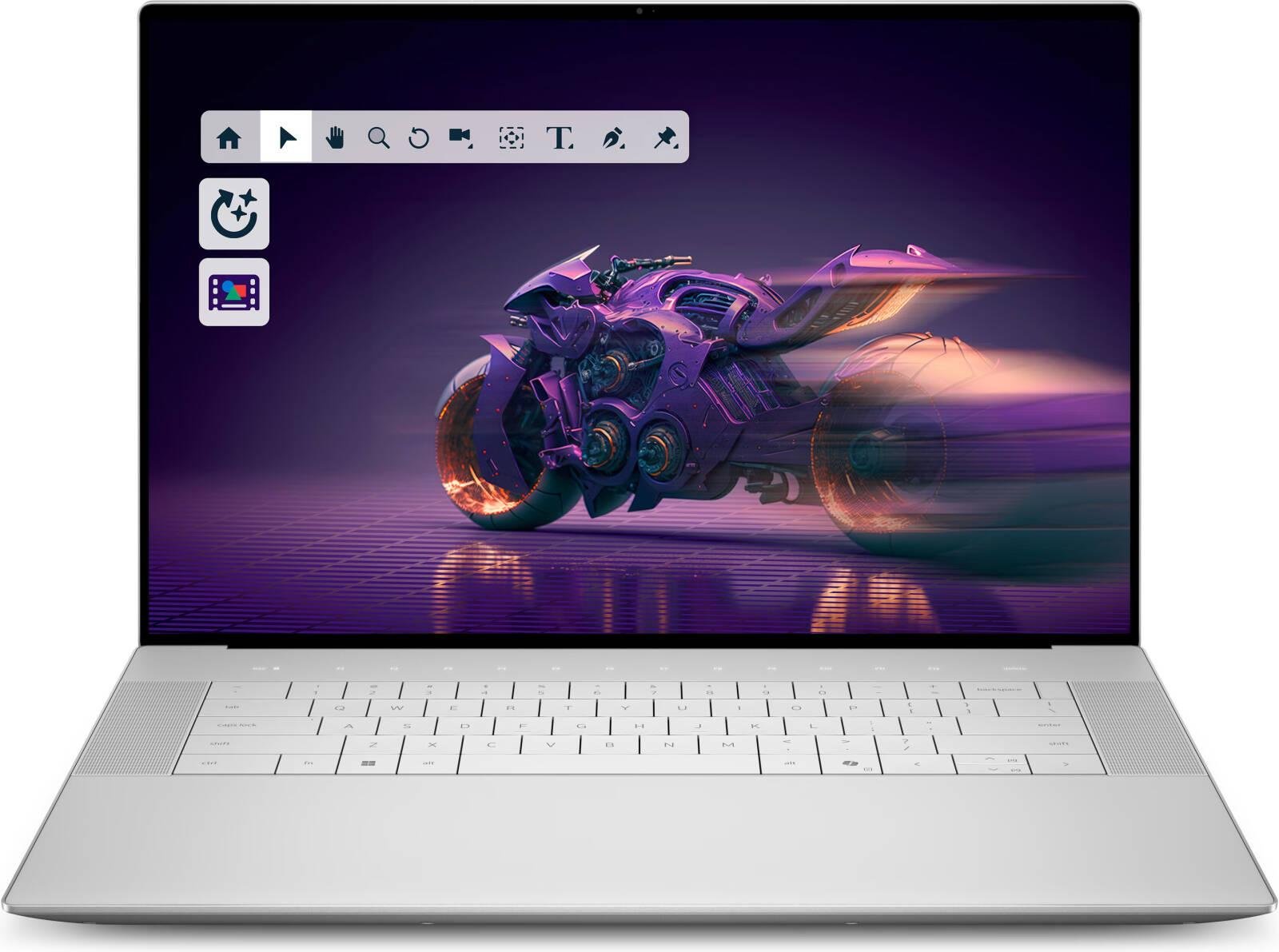 Dell 16 Premium Laptop, 16.3" 2K 120Hz Display, Intel Core Ultra 7 255H, 16GB RAM, 1TB SSD, GeForce RTX 5050 8GB GPU, English-Arabic Keyboard, Windows 11 Pro, Platinum | DCCUDEL11P16WU7BX001