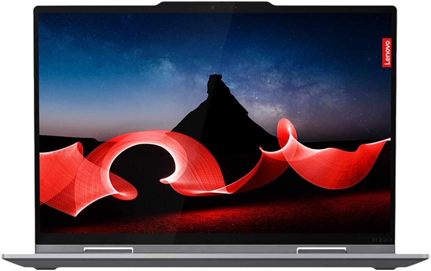 Lenovo ThinkPad X1 2-in-1 Gen 9 Laptop, 14" WUXGA IPS Touch Display, Intel Core Ultra 7-155U, 16GB RAM, 1TB SSD, Integrated Intel Graphics, ENG-ARB Backlit K/B, Win 11 Pro, Grey | 21KE0056GR