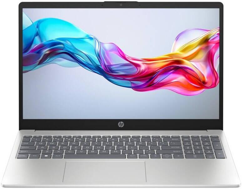 HP 15-fd0498nia Laptop, 15.6" FHD Display, Intel Core i5-1334U Processor, 16GB RAM, 512GB SSD, Intel Iris Xe Graphics, English Backlit Keyboard, NO OS, Natural Silver | B6RR4EA