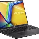 ASUS Vivobook 16 F1605VA Laptop, 16" WUXGA IPS Display, Intel Core i7-1355U, 16GB RAM, 512GB SSD, Intel Iris Xe Graphics, English Keyboard, Windows 11 Home, Indie Black | 90NB10N3-M01AV0