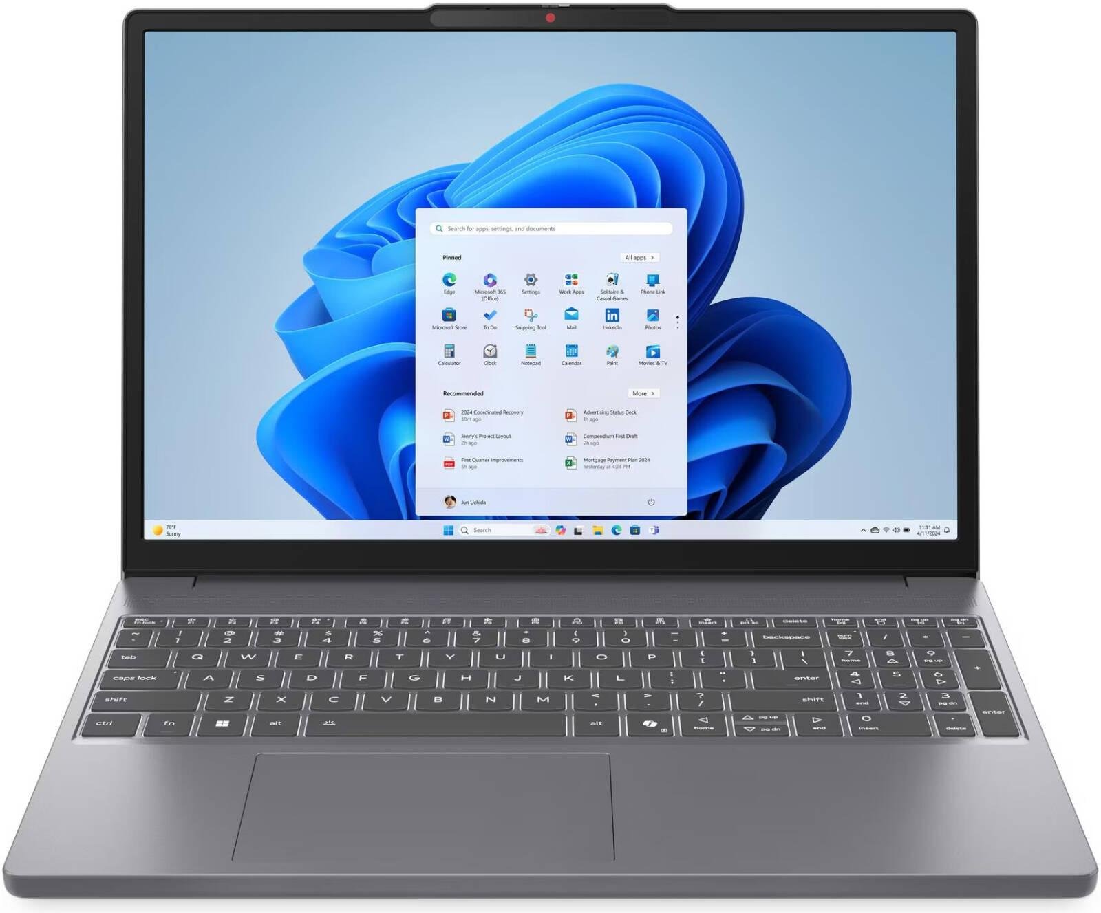 Lenovo IdeaPad Slim 3 15IRH10 Laptop, 15.3" WUXGA IPS Display, Intel Core i7-13620H Processor, 8GB RAM, 512GB SSD, Integrated Intel UHD Graphics, English Keyboard, NO OS, Luna Grey | 83K100R3IN