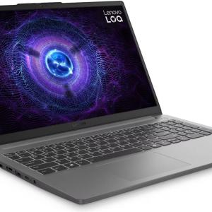 Lenovo LOQ 15IAX9E Gaming Laptop, 15.6" FHD IPS 144Hz Display, Intel Core i5-12450HX, 16GB RAM, 512GB SSD, GeForce RTX 3050 6GB GPU, English Keyboard, Win11, Luna Grey | 83LK00CVUS