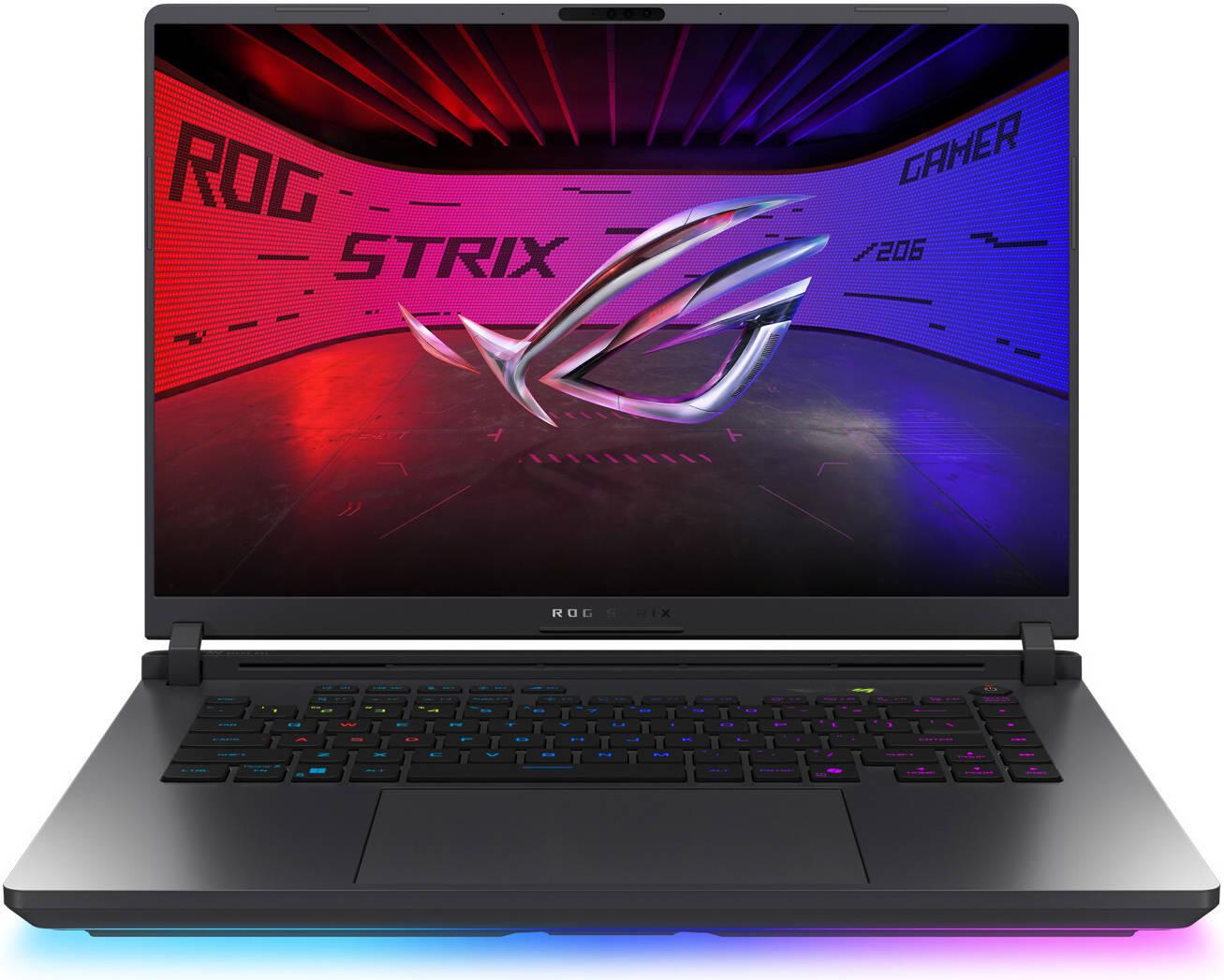 ASUS ROG Strix G16 G615JMR Gaming Laptop, 16" WUXGA IPS 165Hz Display, Intel Core i7-14650HX, 16GB RAM, 1TB SSD, GeForce RTX 5060 8GB GPU, English-Arabic KB, Win11, Eclipse Gray | 90NR0LB1-M005X0