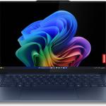 Lenovo Yoga Slim 7 14Q8X9 Laptop, 14.5" 3K OLED 90Hz Touch Display, Snapdragon X Elite X1E-78-100, 16GB RAM, 512GB SSD, Qualcomm Adreno GPU, English Keyboard, Win11, Cosmic Blue | 83ED0001US