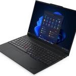 Lenovo ThinkPad E16 Gen 3 Laptop, 16" WUXGA IPS 60Hz Display, Intel Core Ultra 5 225U, 8GB RAM, 512GB SSD, Intel Graphics, English (UK) Keyboard, No OS, Black | 21SR005JGP