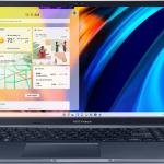 ASUS Vivobook 15 A1502VA-BQ1025 Laptop, 15.6" FHD IPS Display, Intel Core i7-13620H, 16GB RAM, 512GB SSD, Intel UHD Graphics, English US Keyboard, No OS, Quiet Blue | 90NB10T1-M01DA0