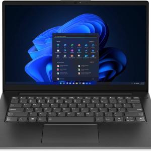 Lenovo V14 G4 IRU Laptop, 14" FHD TN Display, Intel Core i7-13620H, 8GB RAM, 256GB SSD, Intel UHD Graphics, English Non-Backlit Keyboard, Windows 11 Home, Business Black | 83A000PDUS