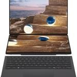ASUS Zenbook DUO UX8407AA Copilot+ Laptop, 14" 3K OLED 144Hz Touch Display, Intel Core Ultra 7 355, 32GB RAM, 1TB SSD, Intel Graphics, English-Arabic K/B, Win11, Moher Gray | 90NB16V1-M008N0