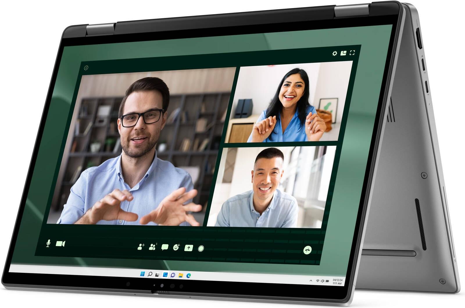 Dell Latitude 7450 2-in-1 Laptop, 14" FHD+ IPS Touch Display, Intel Core Ultra 7 165U vPro, 16GB RAM, 512GB SSD, Intel Integrated Graphics, English (UK) Backlit K/B, Win 11 Pro, Titan Grey | 745021