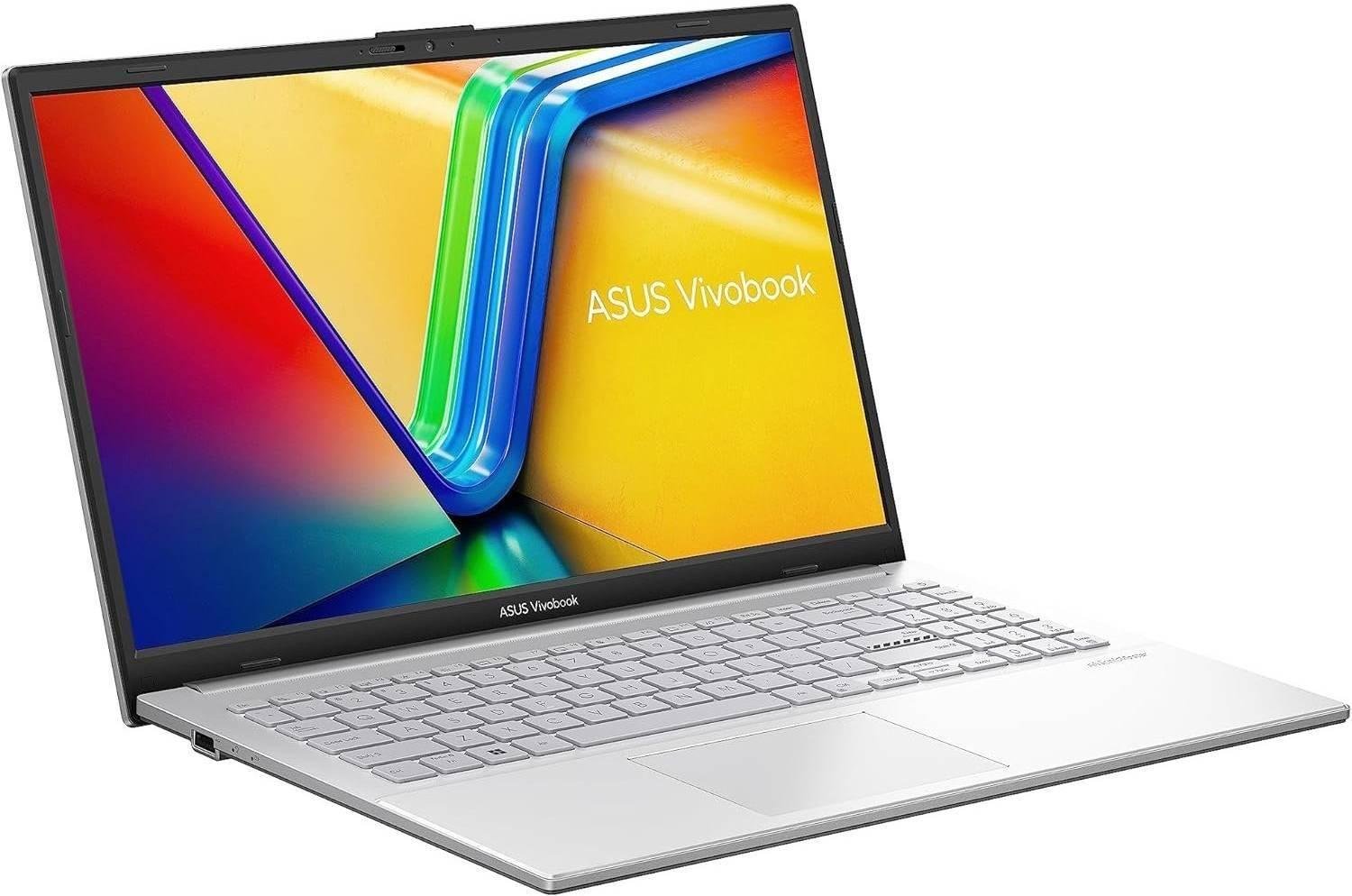Asus VivoBook Go 15 E1504GA Laptop, 15.6" FHD LED 60Hz Display, Intel Core i3-N305, 8GB RAM, 256GB SSD, Intel UHD Graphics, English K/B, Win11, Cool Silver | 90NB0ZT1-M02580 / 90NB0ZT1-M01390