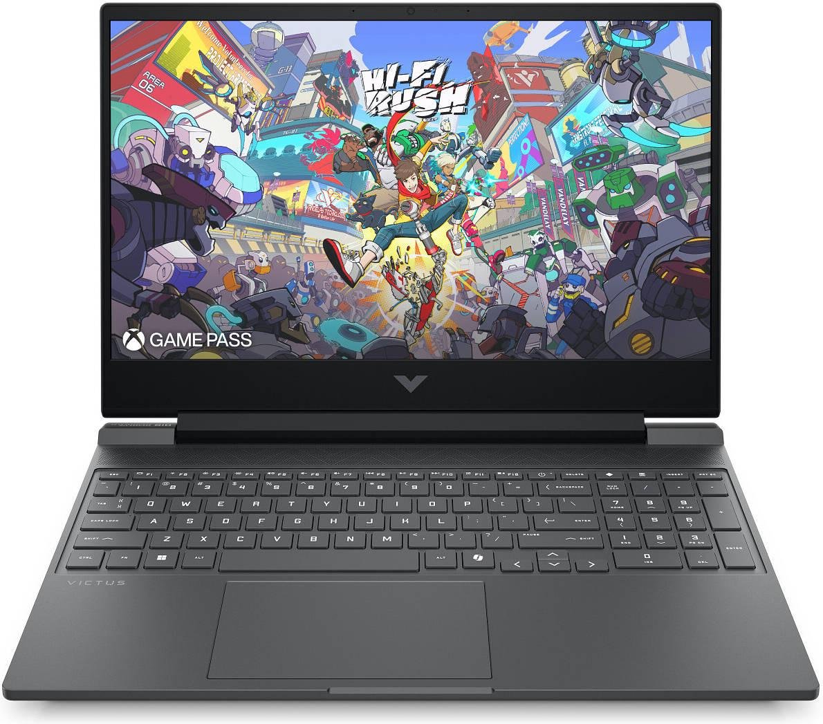 HP Victus 15-fa2082ne Gaming Laptop, 15.6" FHD IPS 144Hz Display, Intel Core 7 240H, 16GB RAM, 1TB SSD, GeForce RTX 5060 8GB Graphics Card, English-Arabic Keyboard, No OS, Mica Silver | D15E6EA