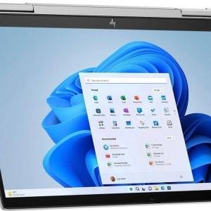 HP Envy X360 14-ES0013DX 2 in 1 Laptop, 14'' FHD IPS Touch Display, Intel Core i5-1335U CPU, 8GB DDR4 RAM, 512GB SDD Storage, Intel Iris Xe Graphics, Windows 11, English KB, Silver | 7H9Y4UA#ABA