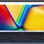 ASUS Vivobook X1404VA Laptop, 14" FHD IPS Display, Intel Core 5 120U Processor, 8GB RAM, 512GB SSD, Intel Graphics, English UK Keyboard, Windows 11 Home, Quiet Blue | 90NB13U1-M00FF0