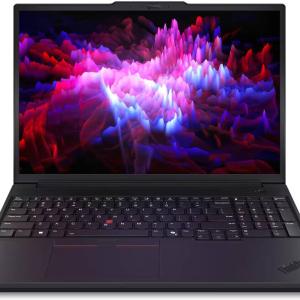 Lenovo ThinkPad P16v Gen 3 Laptop, 16" WUXGA IPS 60Hz Display, Intel Core Ultra 7 255H, 32GB RAM, 1TB SSD, NVIDIA RTX PRO 1000 Blackwell 8GB GPU, English-Arabic K/B, Win11Pro, Black | 21RS0006GR