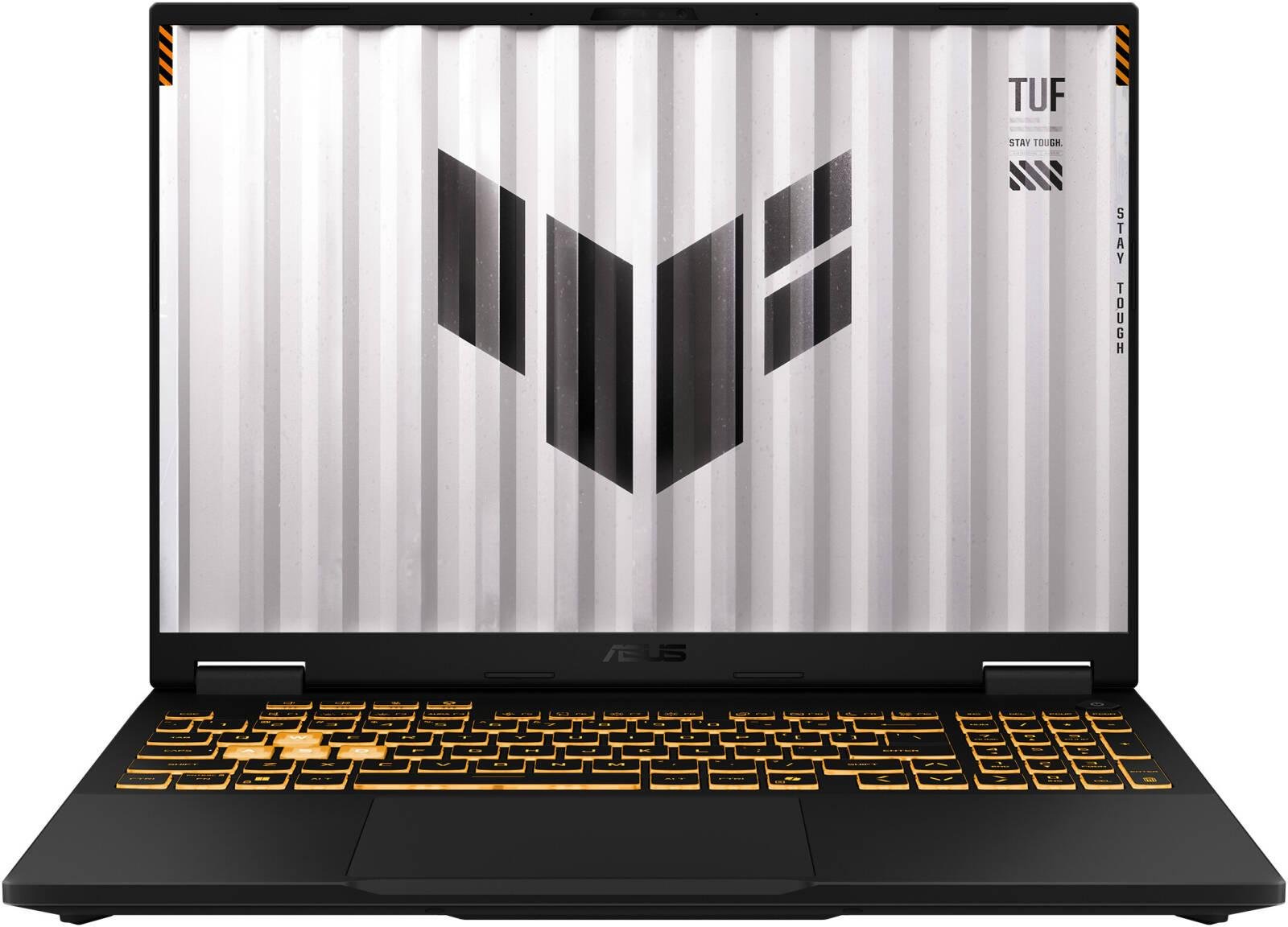 ASUS TUF Gaming F16 FX608JMR Laptop, 16" WUXGA IPS 165Hz Display, Intel Core i7-14650HX, 16GB RAM, 1TB SSD, GeForce RTX 5060 8GB GPU, English-Arabic Keyboard, Win11Home, Black | FX608JMR-RV010W